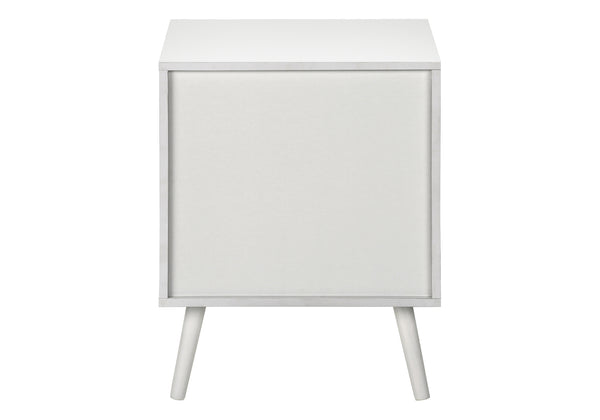 English Elm Accent Side Table Rustic Grey Laminate Compact Storage Cabinet Transitional Bedroom B2710P461699