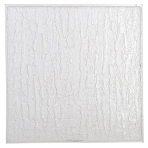 Bernhardt Bernhardt Arctic Square Cocktail Table With Ice-Look Acrylic Top & Polished Stainless Steel Base, Modern Sculptural Centerpiece 375021