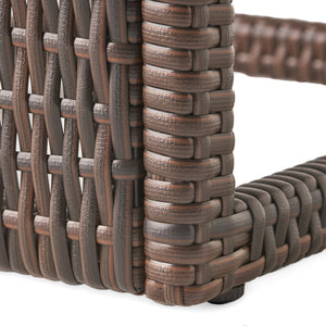 English Elm Christopher Knight Home® - BUCHAREST End Table — Weather-Resistant PE Rattan Side Table in Mixed Brown, U-Shaped Space-Saver (90) 57663.00