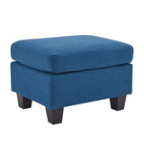 Christopher Knight Home® - Noble House - - Springfield Navy Blue Ottoman