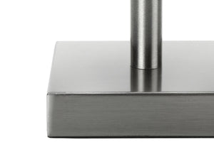 English Elm Lighting, Contemporary Set of 2 USB Table Lamps with Linen Tapered Shades, Nickel Metal Finish Silver 15 L x 8 W x 16 H B2710P220109