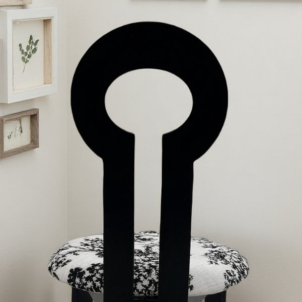 English Elm Dining Chairs Set Of 2 - Elegant Linen Upholstered Wood Grain Design For Modern Dining Spaces W2700P338558