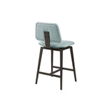 INK+IVY Rogue Modern/Contemporary Armless 360 Degree Swivel Counter Stool 25"H II104-0504 Dusty Blue