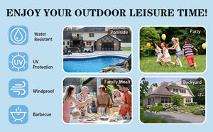 English Elm Outdoor Grill Gazebo 8X5Ft - Stylish Hardtop Bbq Shelter With Uv Protection, Storage Hooks & More! W765P269609-GIGA