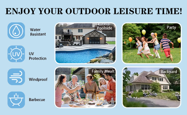 English Elm Outdoor Grill Gazebo 8X5Ft - Stylish Hardtop Bbq Shelter With Uv Protection, Storage Hooks & More! W765P269609-GIGA