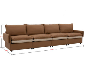 English Elm Modern Oversized Accent Chair – Versatile Single Sofa Lounge For Living Room & Bedroom Comfort W2997P294037