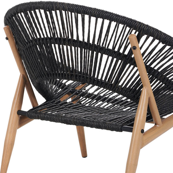 English Elm Christopher Knight Home® - Cyril Outdoor Papasan Lounge Chair Set Of 2 - Dark Grey Wicker & Soft Cushions For Ultimate Comfort N775P290578G-S2