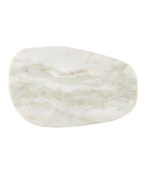 Currey & Company Bilbao Onyx Accent Table - Dramatic Design With Asymmetrical Top And Unique Veining For Stylish Décor White Aravali Onyx 3000-0327-currey-company