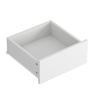 English Elm 8 Drawer Tall Chest Slim Particleboard Build Smooth Gliding Storage for Bedroom Closet White W409S00008