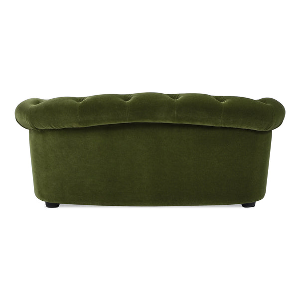 English Elm Jennifer Taylor Home - Kiki Chesterfield Dog Sofa Bed with Tufted Rolled Back, Plush Dual Foam Comfort, Durable Velvet (37") Olive Green B2719P238247