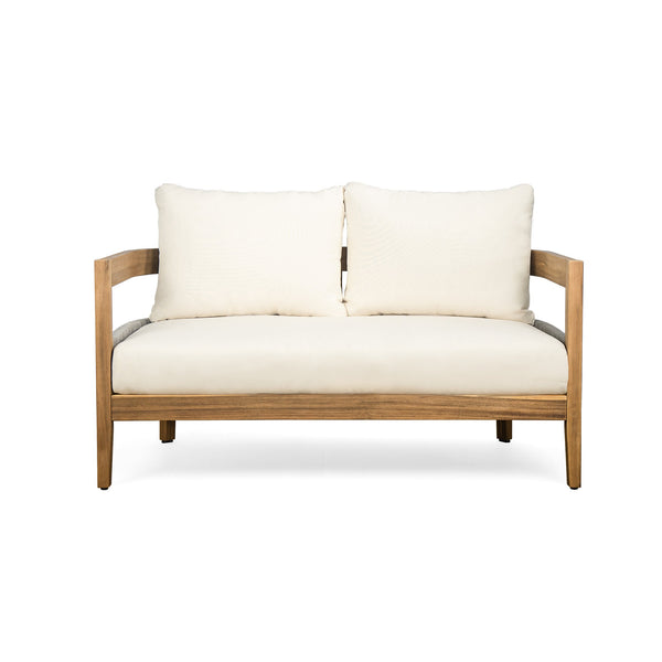 English Elm Christopher Knight Home® - Porto 4-Piece Outdoor Chat Set - Stylish Beige Cushions, Durable Weather-Resistant Design, Comfortable! N773P218420B_N773P218421B2