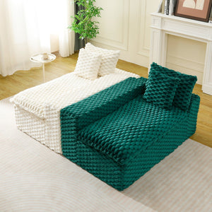 English Elm Luxury Color-Block Turtle Velvet Sofa - Modular Design For Stylish Living Room Comfort & Flexibility P2 W3371S00046-GIGA
