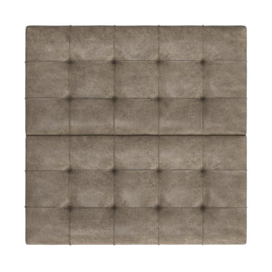 English Elm Harrison Tufted Faux Leather Storage Ottoman with Lift Top for Living Room Use B136P439027