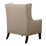 Madison Park Barton Modern/Contemporary Wing Chair FPF18-0078 Linen