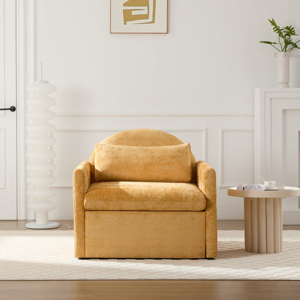 English Elm Modern Chenille Oversized Armchair - Cozy, Pet-Friendly Accent Chair For Stylish Living Rooms & Bedrooms W2997P294097