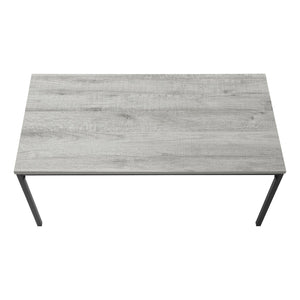 English Elm Coffee Table - Modern Grey Laminate Top With Sturdy Black Metal Base, Perfect For Small Spaces! B2710P219435