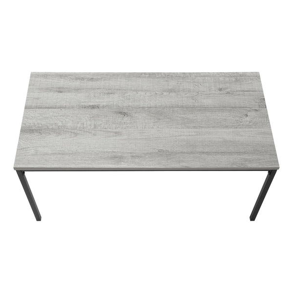 English Elm Coffee Table - Modern Grey Laminate Top With Sturdy Black Metal Base, Perfect For Small Spaces! B2710P219435