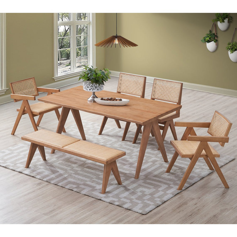 English Elm Beige Mid-Century Modern Side Chair Set Of 2 - Stylish, Compact & Comfortable For Any Space B062P209280