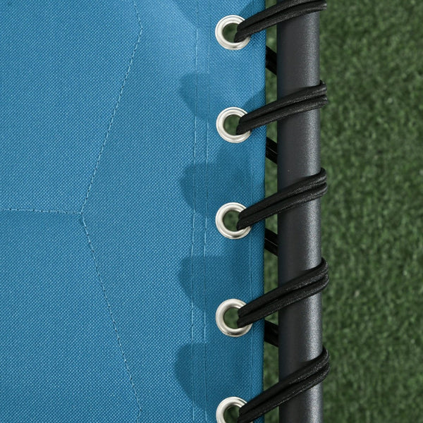 English Elm Outsunny Folding Chaise Lounge Set - 5-Level Recline, Padded Seats, Headrest & Side Pocket For Comfort W2225P200627-GIGA