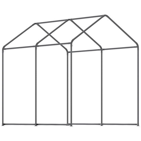 English Elm Outsunny Walk-in Garden Greenhouse Steel Frame Uv Cover 18 Shelf Ventilated Growing Space W2225P229112