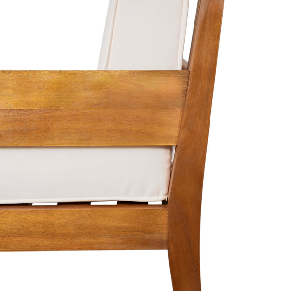 English Elm Christopher Knight Home® - Aston Right-Side Two-Seater Sofa - Weather-Resistant Acacia Wood With Removable Cushions For Comfort N773P252038B