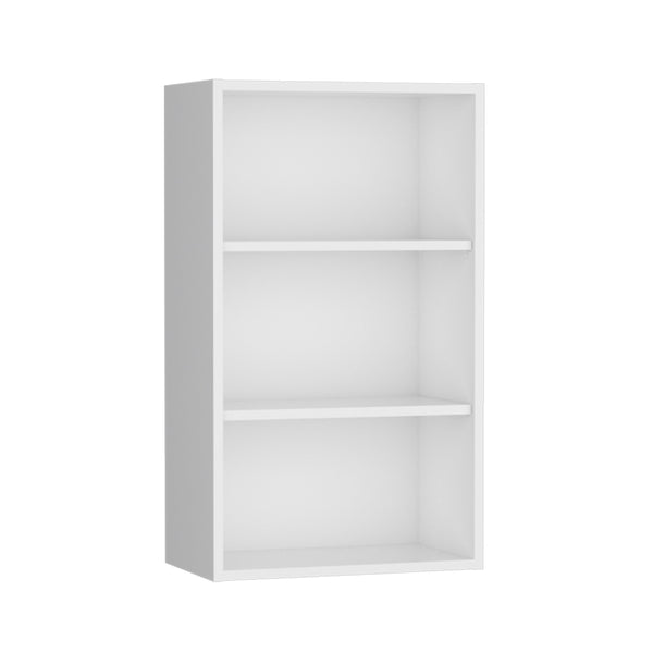 English Elm Wall Engineered Wood Cabinet with Single Door and Two Shelves for Kitchen Storage, Modern Durable Design White 38.58 L x 25.98 W x 3.54 H B097P250921