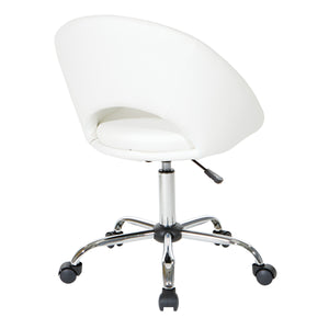 OSP Home Furnishings Milo Office Chair White