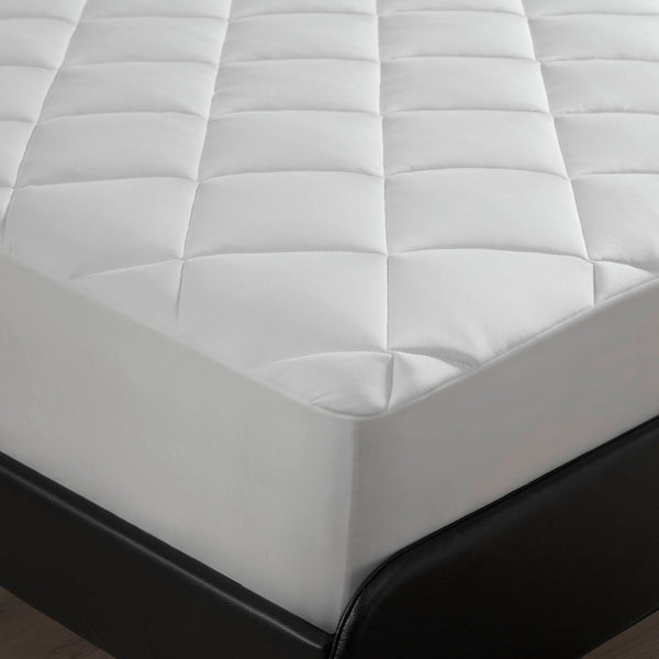 English Elm Overfilled Deep Pocket Mattress Pad Twin - Cooling Nylon Jersey, Silky Feel, Noiseless, Oeko‑Tex Certified, Deep 18" Fit White 17.72 L x 15.94 W x 7.48 H B035P268150