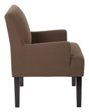 OSP Home Furnishings Main Street Guest Chair Chocolate