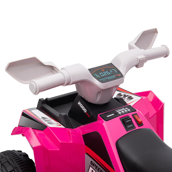 English Elm Aosom 6v Electric Toddler Atv Quad Ride on with Non-slip Grip and Durable Tires W2225P217194