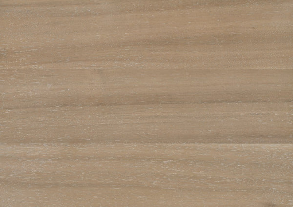 English Elm 1pc Oval Dining Table with 18" Extension Leaf Natural Finish Classic Farmhouse Style, 66-84" B011P285300