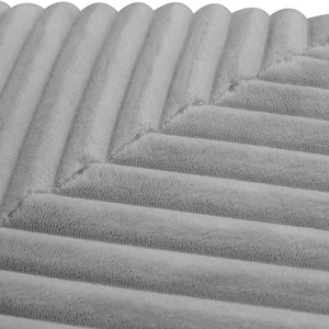 English Elm Modular U-Shaped Sectional Sofa - 4-Seater Chaise Lounge In Gray Corduroy, Customizable Comfort & Style W3276S00007