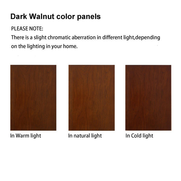 English Elm Walnut Corner Display Cabinet with Mirrored Back Lit Glass Shelves for Living Room W1693P176659