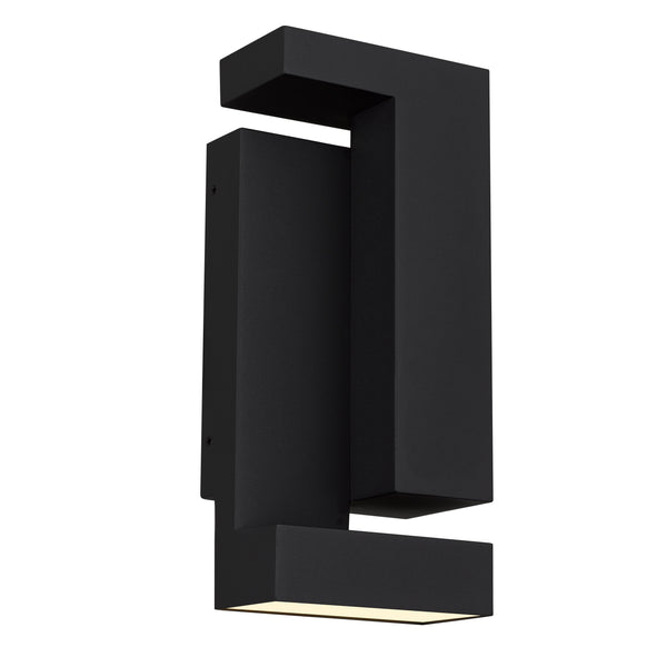 English Elm 11.25 Inch Vertical Led Wall Sconce with Silk Glass Diffuser for Bath or Hallway B370P416464