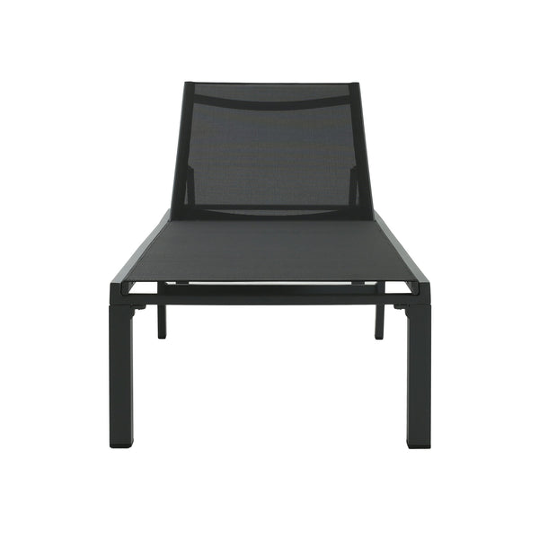 English Elm Christopher Knight Home® - Westport Aluminum Chaise Lounge Set of 2 - Lightweight Rust-Resistant Frames, Breathable Black Fabric Recliners N775P180038B