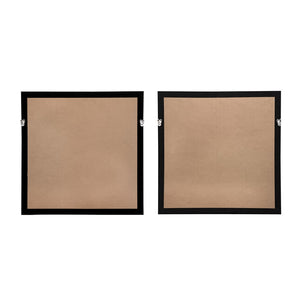 English Elm S/2 Lillian Purple Crystal Shadow Boxes - Elegant Wall Décor With Velvet & Gold Accents, 23.6" W2078P318313-GIGA