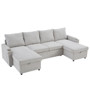 English Elm Swivel Barrel Accent Chair Chenille Tufted Round Club Seat for Living Room Lounge Grey N719S002190E