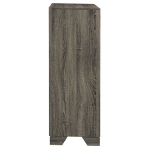 English Elm Funston Brown Oak 4-Drawer Chest – Modern, Space-Saving Storage Solution For Stylish Bedrooms & More! B062P375573