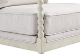 OSP Home Furnishings Kaylee Spindle Chair White Linen