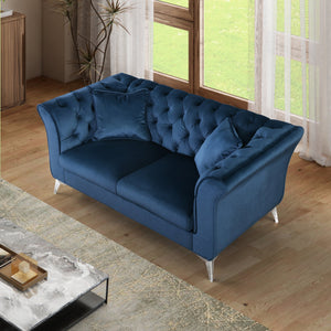 English Elm 102 Inch Linen Modular Sectional Sofa with Hidden Storage and Cloud Cushion Comfort W1099S00206