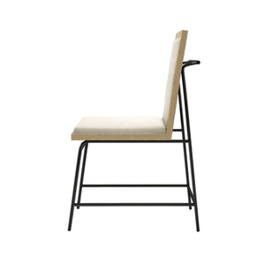 English Elm Set Of 2 Fabric Upholstered Dining Chairs With Oak Finish - Comfortable, Durable & Stylish Design B016P392412-GIGA