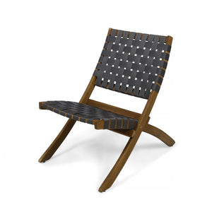 English Elm Christopher Knight Home® - HUNTSVILLE Acacia Foldable Chair Set of 2 — Water‑Resistant Woven Accents, Portable, No Assembly Needed 63739.00GRY