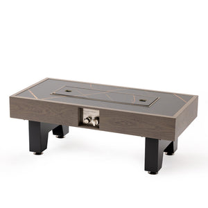 English Elm 42_Inch Contemporary Iron Fire Pit Table – Durable, Propane-Powered, Perfect For Outdoor Gatherings! W3131P277178