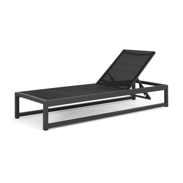 English Elm Christopher Knight Home® - MODESTA Chaise Lounge Set with Rust‑Resistant Aluminum Frame, Breathable Mesh, 5‑Position Adjustable Comfort Black+Grey 62397.00BLKMP2