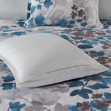 Madison Park Essentials Alexis Casual Comforter Set with Bed Sheets MPE10-1053 Blue