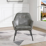 OSP Home Furnishings Brooks Accent Chair  Grey