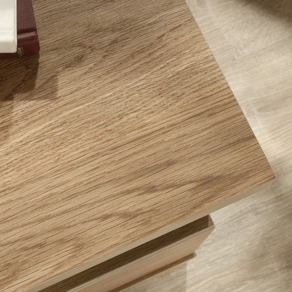 English Elm Night Stand - Rustic Brown Finish With Smart Storage, Compact Design & Easy Assembly For Any Space B356P367928