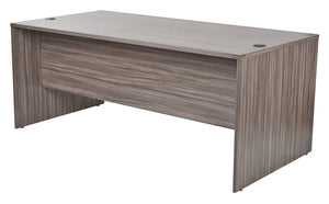 OSP Home Furnishings Lodi Modular Desk Shell with Cord Management and Scratch Resistant Laminate Work Surface 71X35 LOD-01-URB