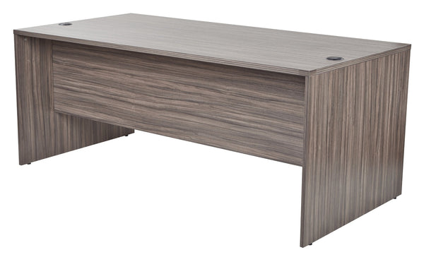 OSP Home Furnishings Lodi Modular Desk Shell with Cord Management and Scratch Resistant Laminate Work Surface 71X35 LOD-01-URB