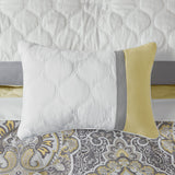 510 Design Shawnee Transitional 8 Piece Comforter Set 5DS10-0274 Yellow